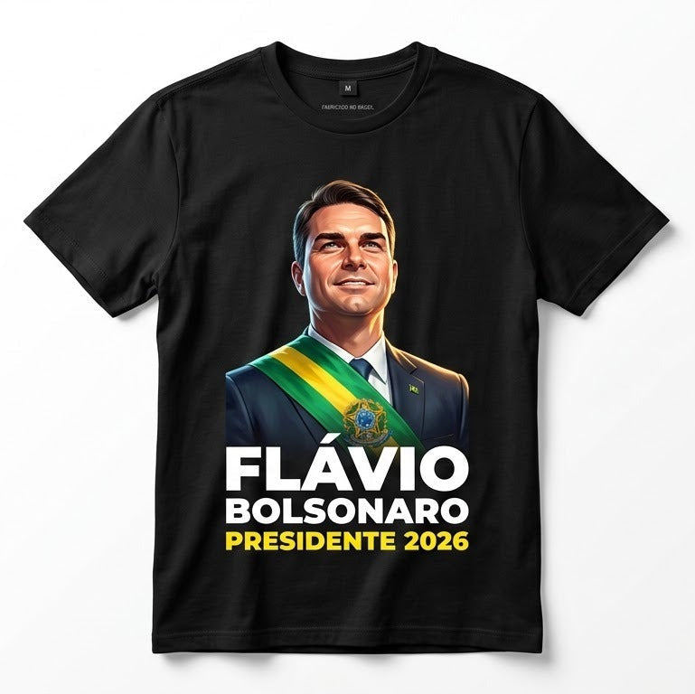 Camiseta Flavio Bolsonaro - Presidente 2026