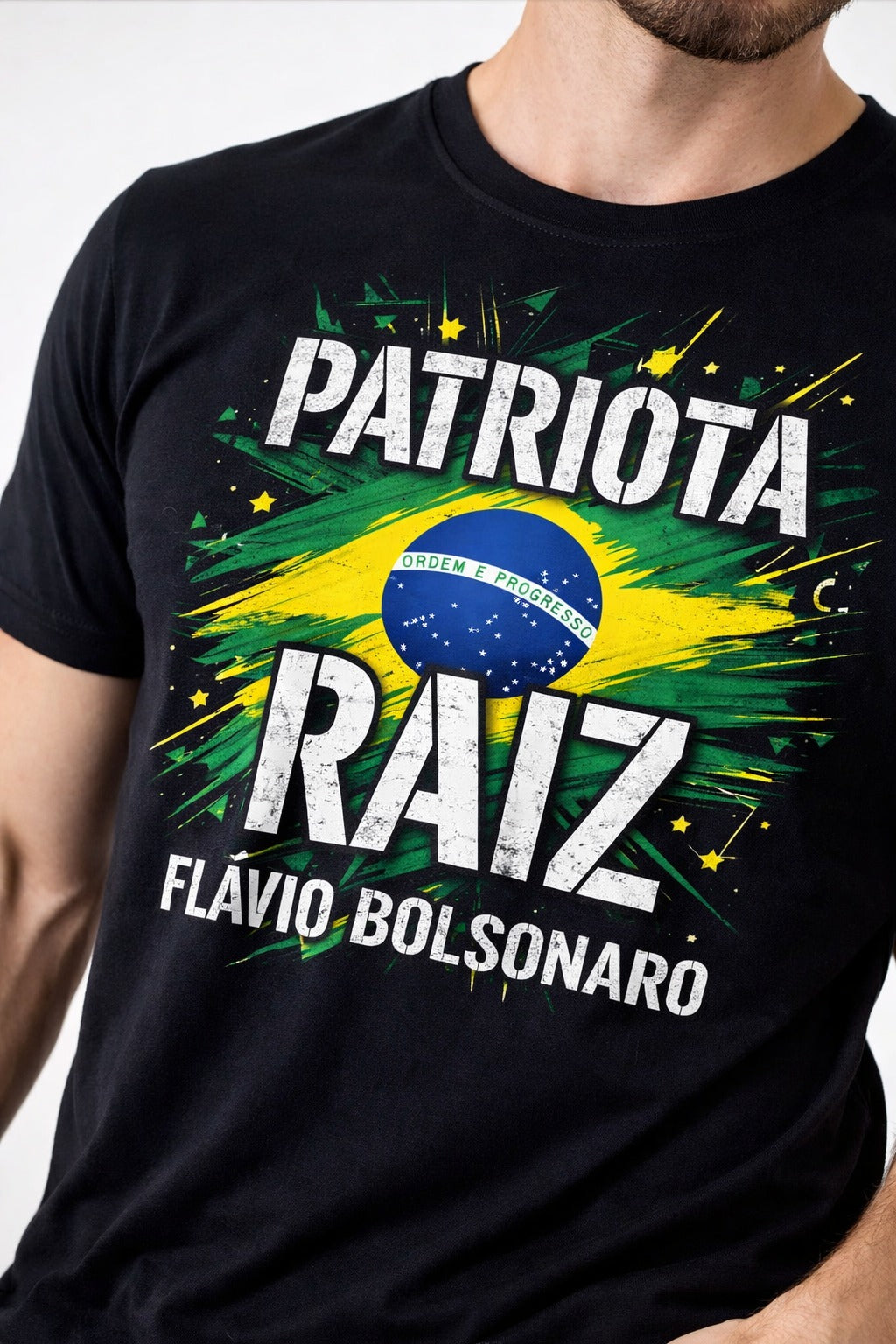 Camiseta Flavio Bolsonaro - Patriota Raiz