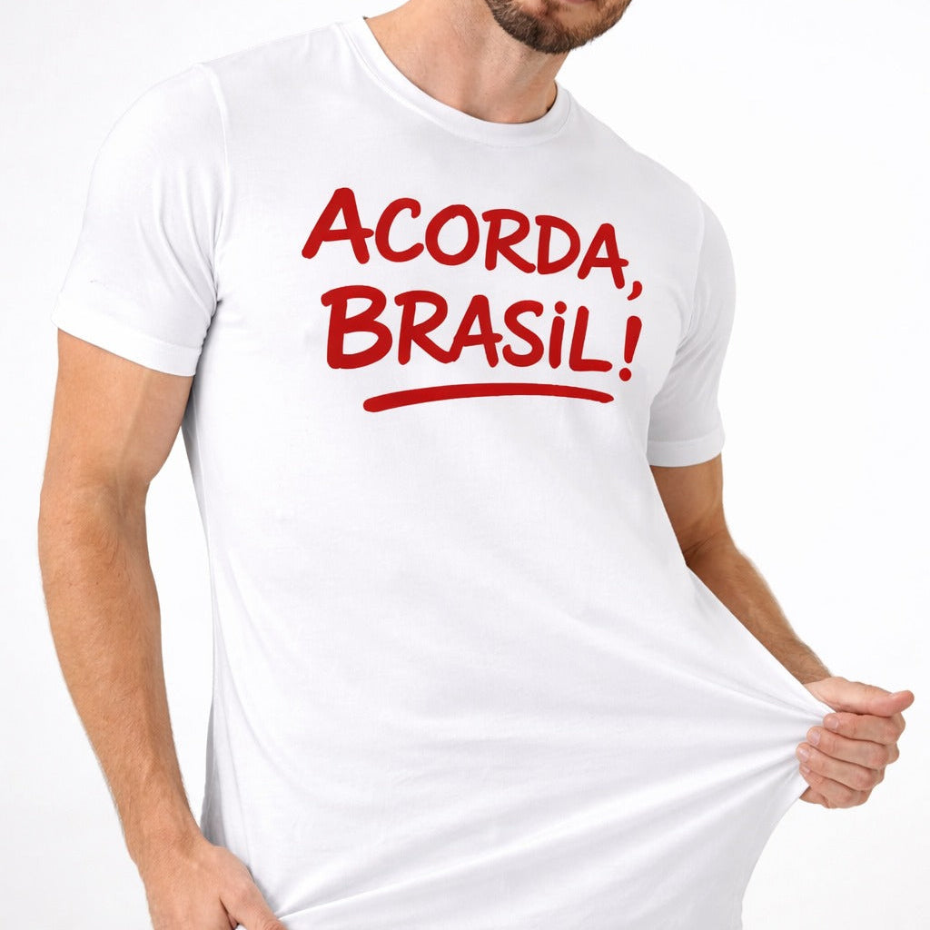 Camiseta - Acorda Brasil