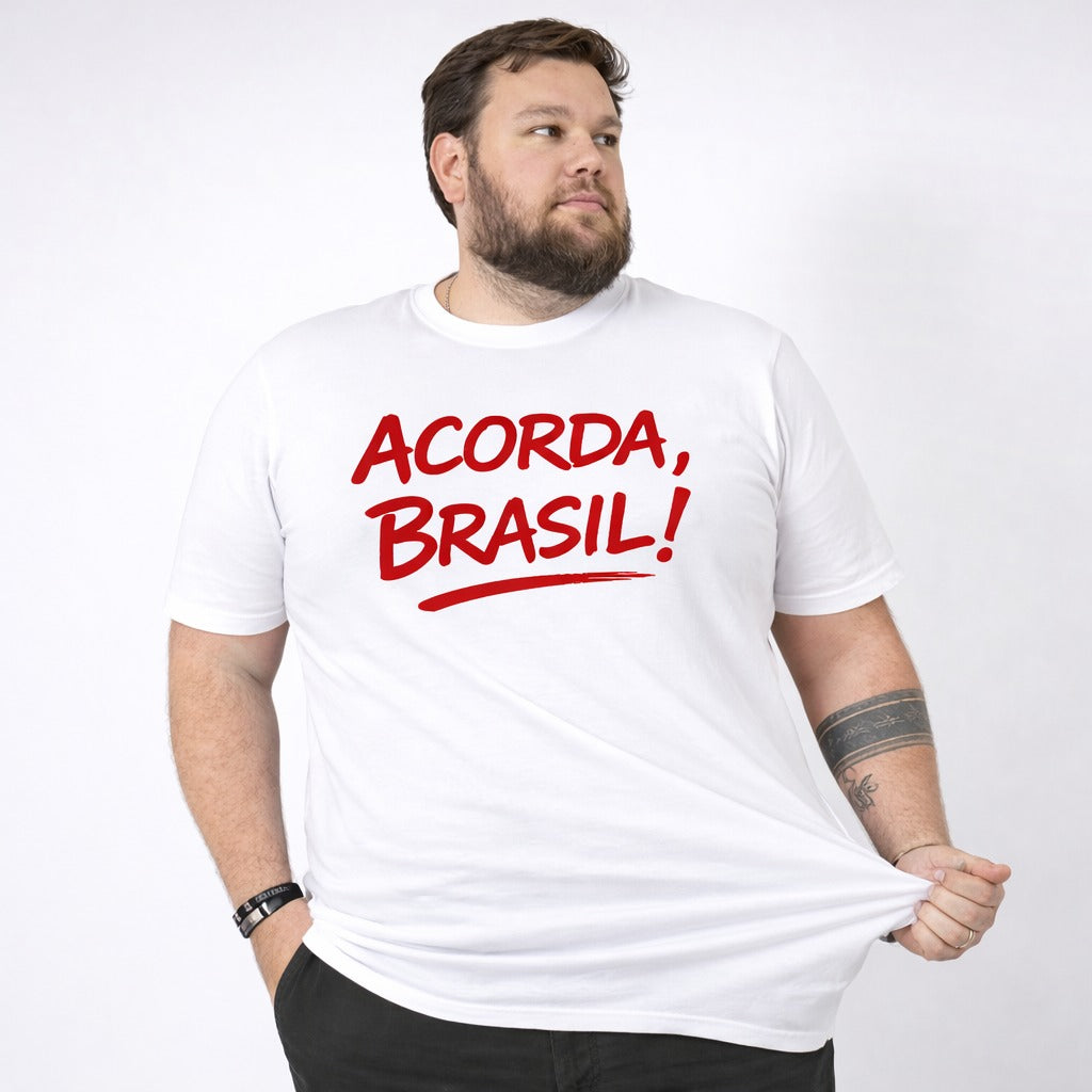 Camiseta - Acorda Brasil